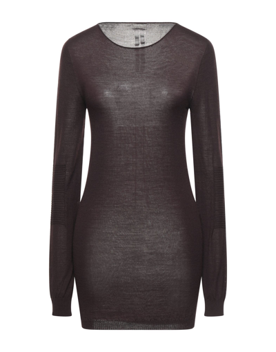 Rick Owens Sweaters In Maroon