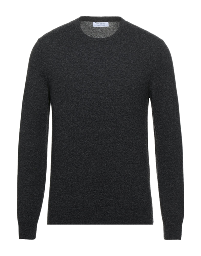 Shop Malo Man Sweater Steel Grey Size 3xl Wool, Cashmere