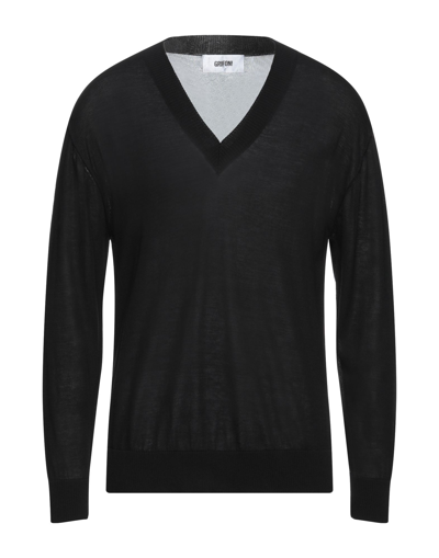Shop Mauro Grifoni Grifoni Man Sweater Black Size 38 Cotton