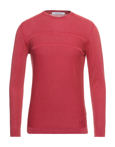 Shop Hamaki-ho Man Sweater Coral Size Xxl Cotton In Red