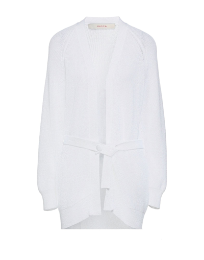 Shop Jucca Woman Cardigan White Size S Viscose, Polyester