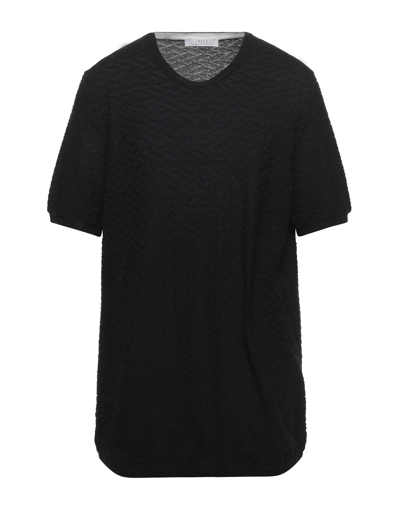 Shop Vneck Man Sweater Black Size 40 Cotton