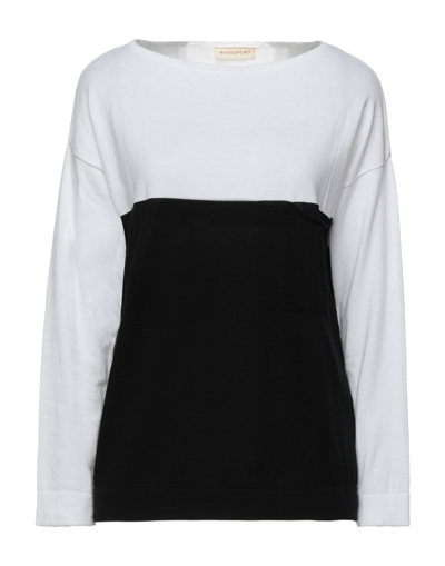 Shop Rossopuro Woman Sweater Black Size M Cotton