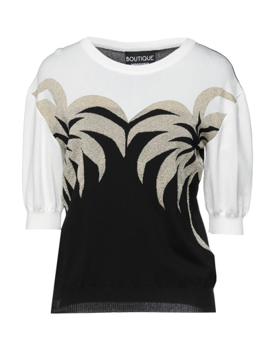 Shop Boutique Moschino Woman Sweater Black Size 12 Viscose, Polyamide
