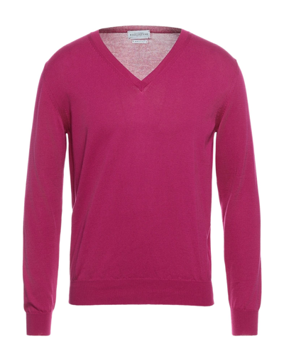 Shop Ballantyne Man Sweater Garnet Size 46 Cotton