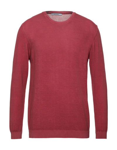 Shop At.p.co At. P.co Man Sweater Brick Red Size S Cotton