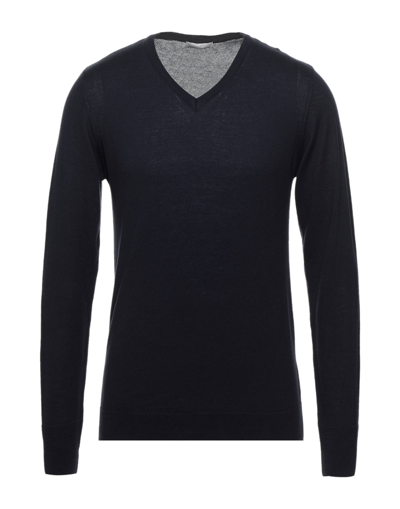 Shop Sseinse Sweaters In Dark Blue