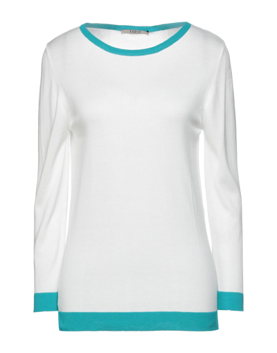 Shop Tsd12 Woman Sweater White Size Xl Viscose, Acrylic
