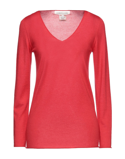 Shop Lamberto Losani Sweaters In Red