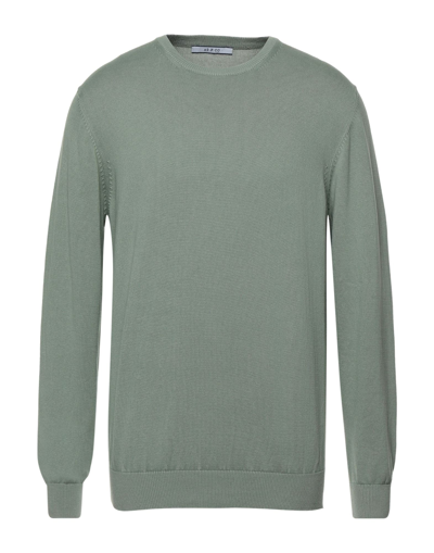 Shop At.p.co At. P.co Man Sweater Sage Green Size M Cotton