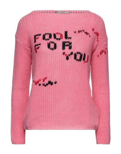 Shop Ermanno Scervino Woman Sweater Pink Size 6 Cashmere, Cotton