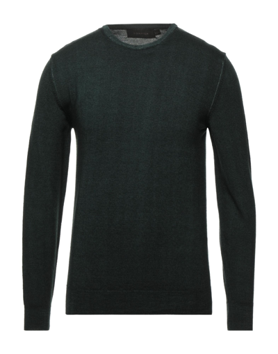 Shop Donvich Man Sweater Dark Green Size Xxl Merino Wool