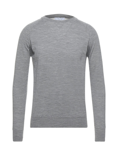 Shop Cruciani Man Sweater Light Grey Size 46 Wool