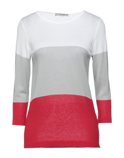 Shop Tsd12 Woman Sweater White Size L Viscose, Acrylic