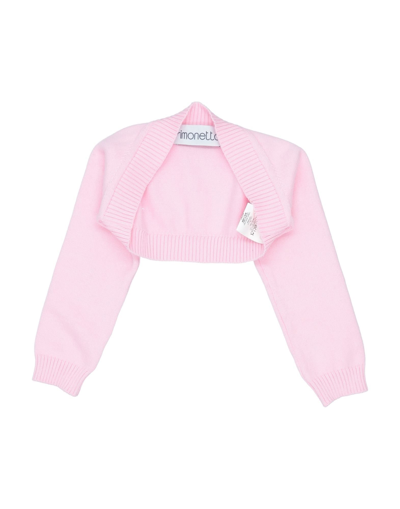 Shop Simonetta Newborn Girl Wrap Cardigans Pink Size 1 Cotton