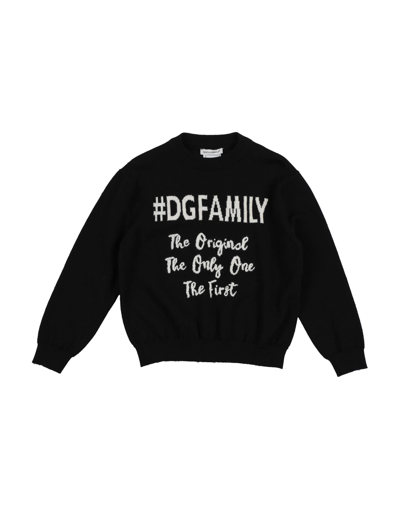 Shop Dolce & Gabbana Toddler Boy Sweater Black Size 7 Virgin Wool