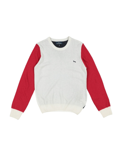 Shop Harmont & Blaine Man Sweater Ivory Size 8 Viscose, Polyamide, Merino Wool, Cashmere In White