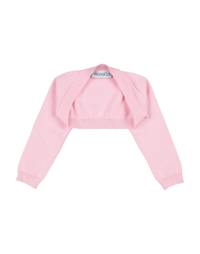 Shop Simonetta Toddler Girl Wrap Cardigans Pink Size 5 Cotton