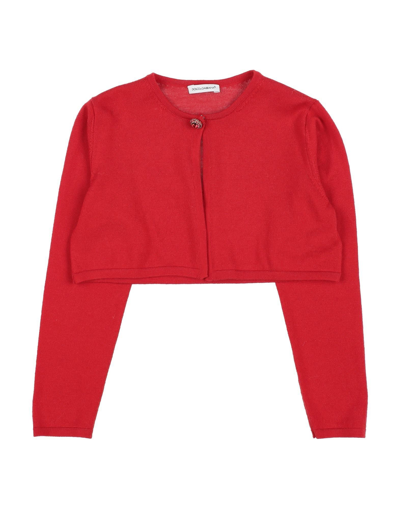 Shop Dolce & Gabbana Toddler Girl Cardigan Red Size 6 Virgin Wool