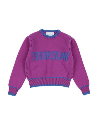 Shop Alberta Ferretti Sweaters In Mauve