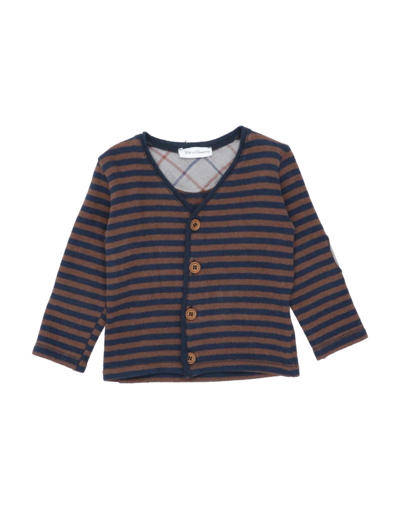 Shop Kid's Company Cardigans In Cocoa