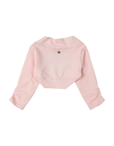 Shop Microbe By Miss Grant Wrap Cardigans In Pink