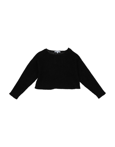 Shop Patrizia Pepe Toddler Girl Sweater Black Size 6 Cotton, Acrylic, Polyester