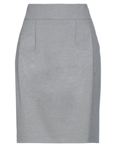 Shop Peserico Sign Mini Skirts In Grey
