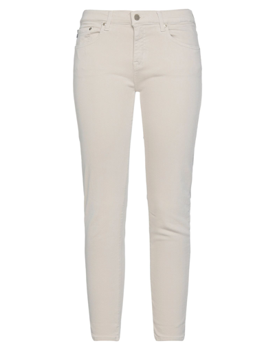 Shop Ag Jeans Woman Jeans Beige Size 30 Cotton, Viscose, Polyester, Elastane