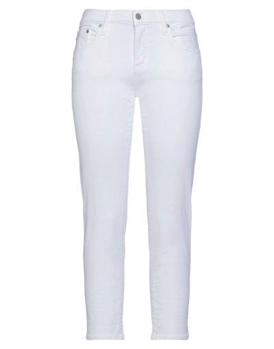 Shop Ag Jeans Woman Jeans White Size 26 Cotton, Viscose, Polyester, Elastane