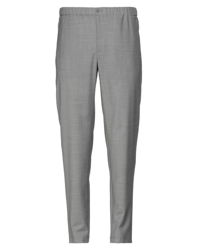 Shop Emporio Armani Man Pants Grey Size 38 Virgin Wool