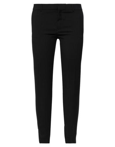 Shop Saint Laurent Woman Pants Black Size 10 Virgin Wool