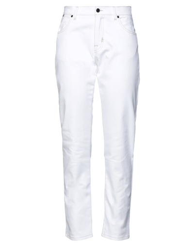 Shop Tom Ford Woman Jeans White Size 30 Cotton, Elastane