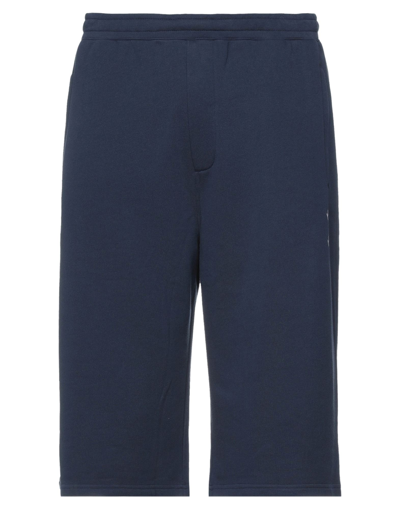 Shop Kenzo Man Pants Midnight Blue Size S Cotton, Polyester