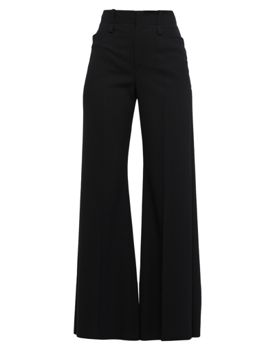 Shop Chloé Woman Pants Black Size 8 Virgin Wool