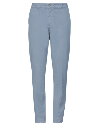 Shop Triple-a Man Pants Grey Size 40 Cotton, Elastane