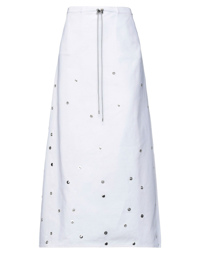 Shop Afterhomework Long Skirts In White