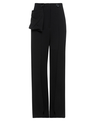 Shop Moon Choi Woman Pants Black Size 4 Triacetate, Polyester