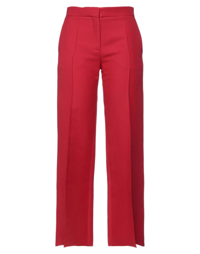 Shop Valentino Garavani Woman Pants Red Size 8 Virgin Wool, Silk