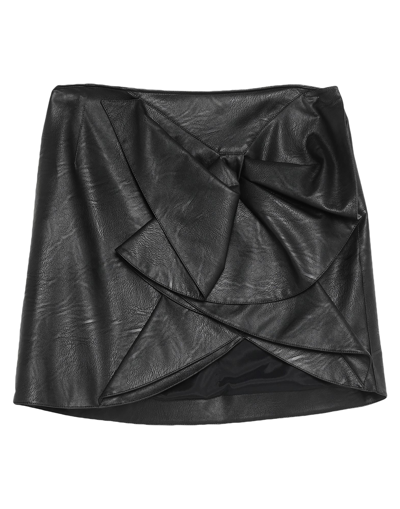 Shop Gna Gina Gorgeous Woman Midi Skirt Black Size 6 Polyurethane, Viscose