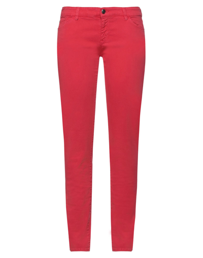 Shop Emporio Armani Pants In Red