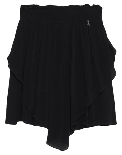 Shop Patrizia Pepe Mini Skirts In Black