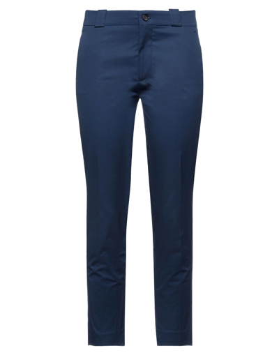 Shop Berwich Woman Pants Blue Size 10 Cotton, Elastane