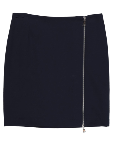 Shop Marani Woman Midi Skirt Midnight Blue Size 4 Polyester, Elastane