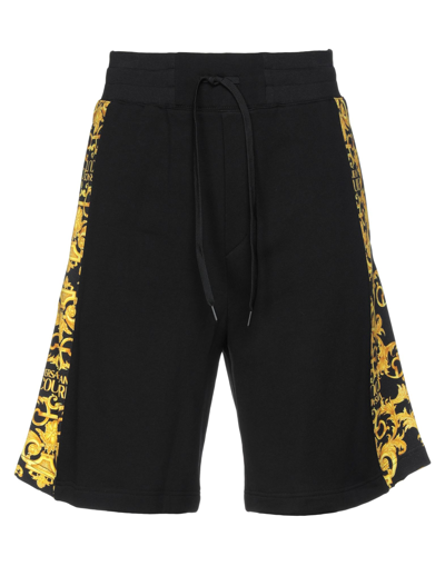 Shop Versace Jeans Couture Man Shorts & Bermuda Shorts Black Size S Cotton