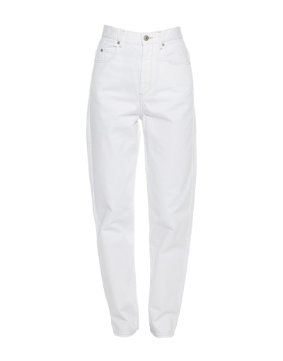 Shop Isabel Marant Étoile Marant Étoile Woman Jeans White Size 4 Cotton