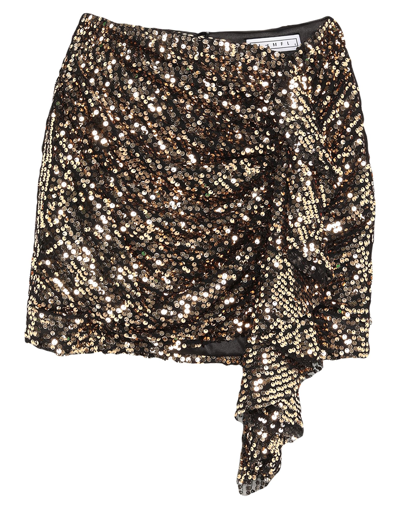 Shop In The Mood For Love Woman Midi Skirt Gold Size L Polyester