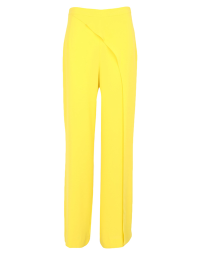 Shop Biancoghiaccio Woman Pants Yellow Size 6 Polyester