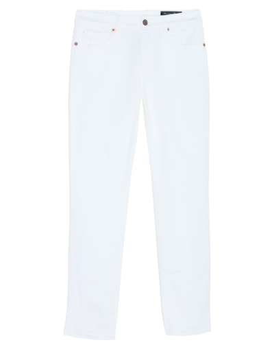 Shop Avantgar Denim By European Culture Woman Pants White Size 26 Cotton, Polyester, Elastane