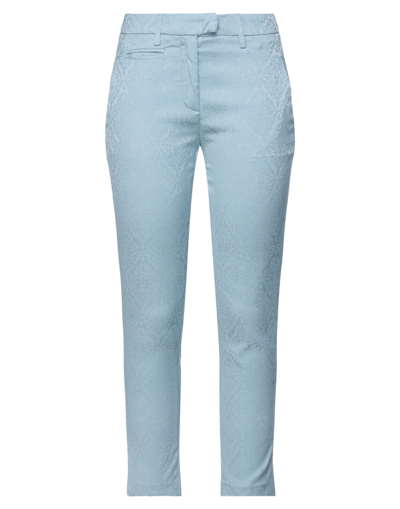 Shop Dondup Woman Pants Pastel Blue Size 29 Cotton, Viscose, Elastane